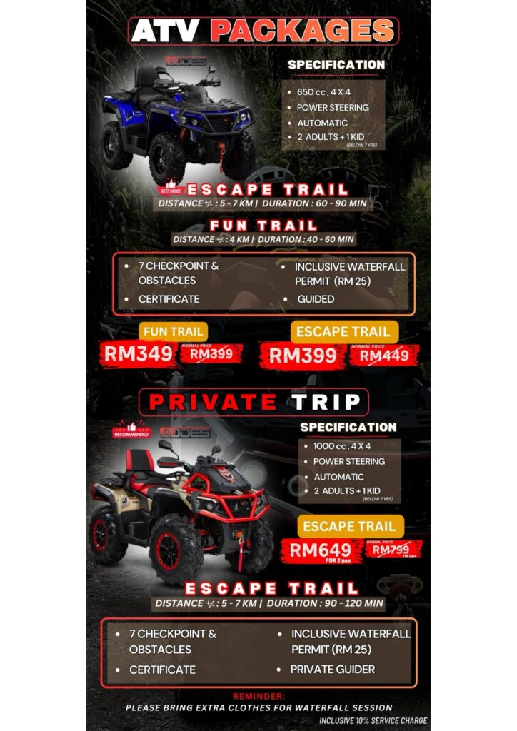 ATV Safari Langkawi packages and prices