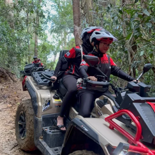 Muddy ATV trail that bring excitement